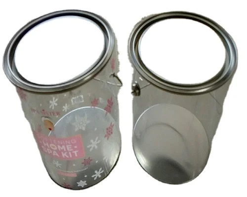 Factory Customized design Round PVC /PET Tin Can Food Tin Box