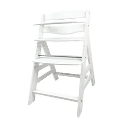 New Popular Style Gray kids High Chair Wooden Adjust Convertible Adjustable Toddler Baby Dining High Chair