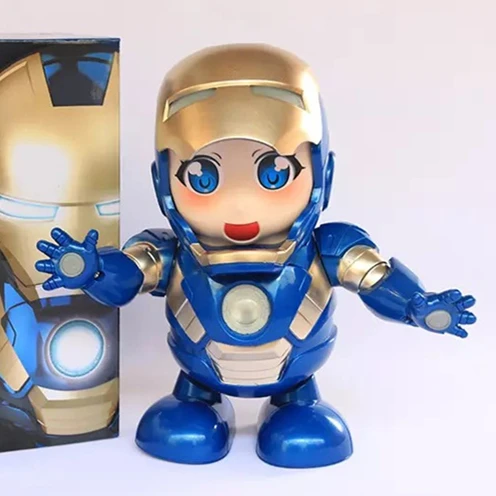 Wholesale High Quality Kids Children Gift Custom PVC LED Light Movable Electronic Toy