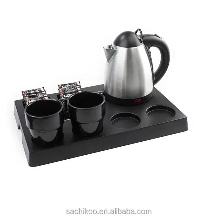 Безопасный и экологически чистый 0.8L небольшой мини-гостиничный номер конкретный Электрический чайник Набор