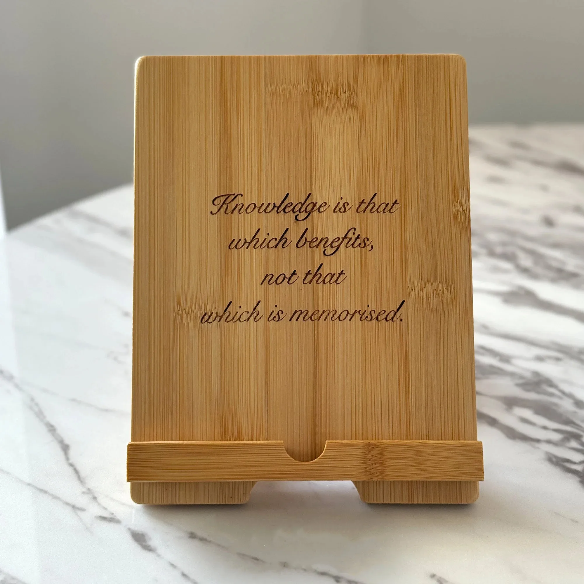 Foldable Cook book tablet stand Wooden Bamboo Reading Book Holder Stand for Reading Book