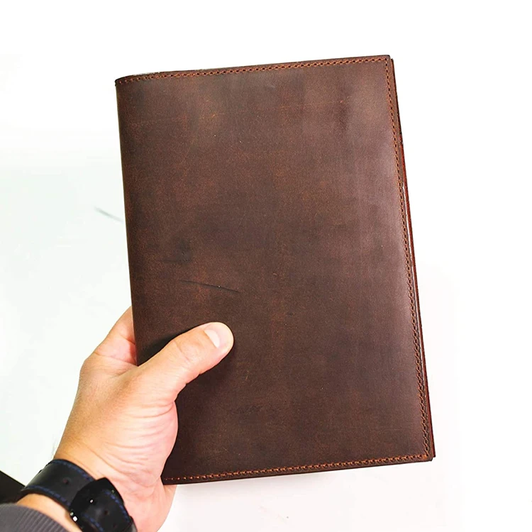 Business Executive PU Leather Cover Notepad Portfolio File Folder