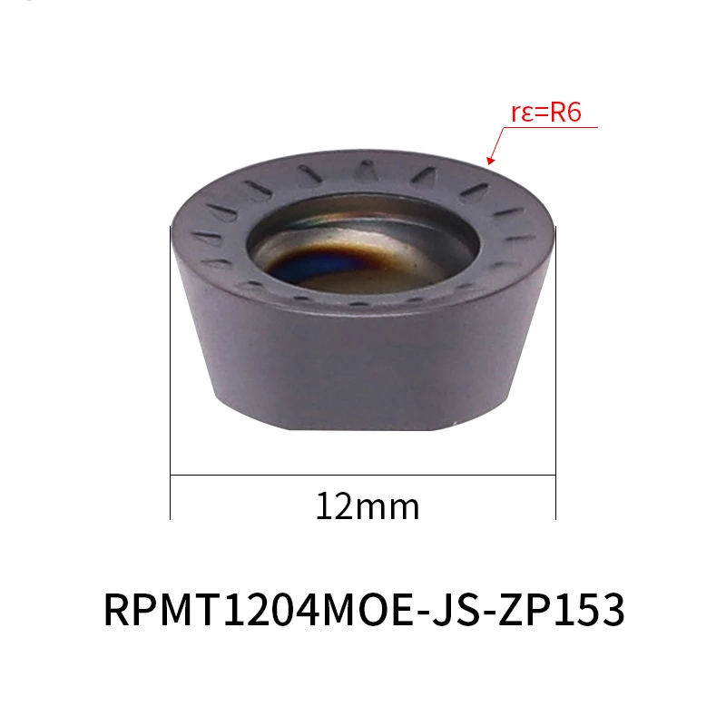 MaiFix Lathe Machine Tool Holder Milling Cutter Round Nose Carbide Inserts With RPMT 1204 10T3 08T2 ZP152 ZP201 CNC