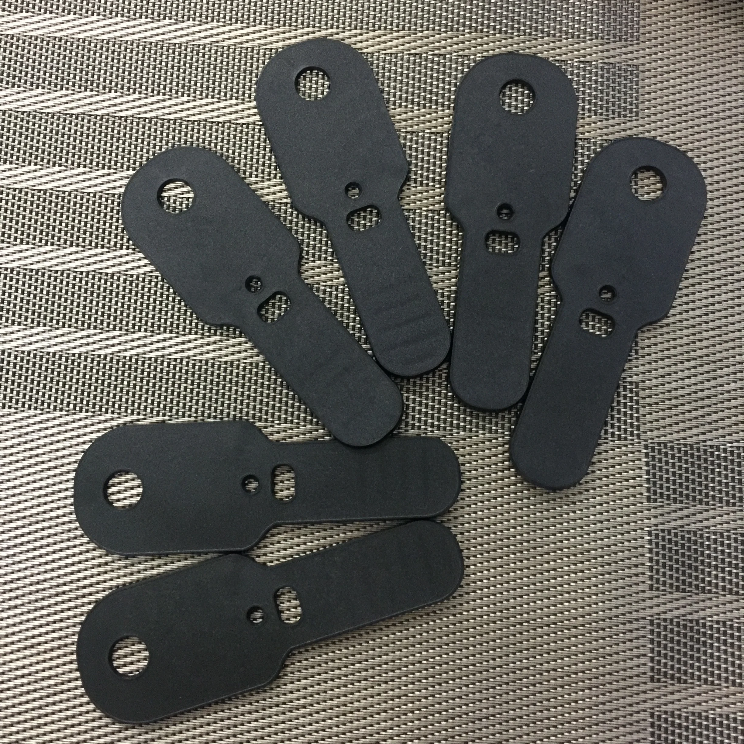 Black belt plastic hook, plastic bag accessories, customizable