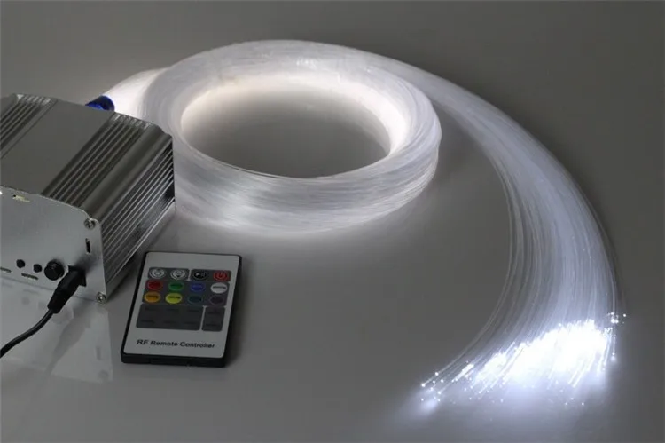 0.75mm 1.0mm 1.5mm 2mm 2.5mm end glow fiber optic lighting solid plastic optical fiber for lighting and decoration
