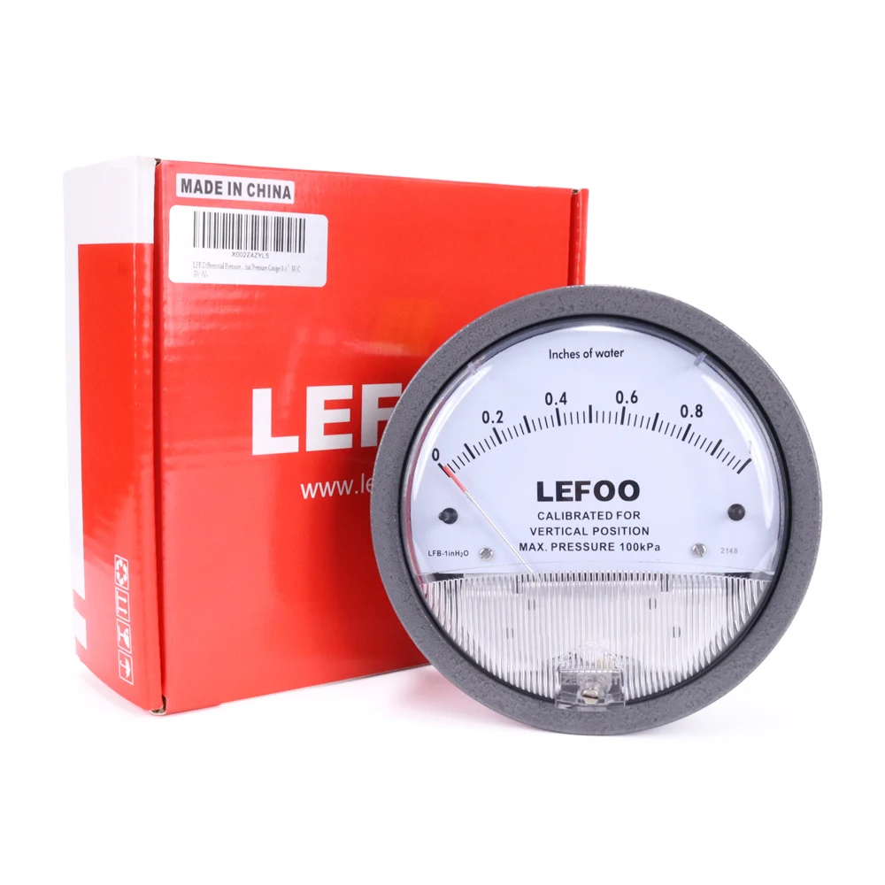 LEFOO LFB Micro  differential pressure gauge for health care equipment