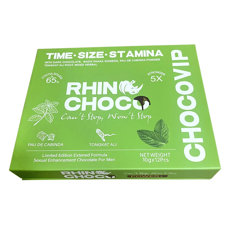 wholesale customized   medicament label stickers  Rhino Choco vip Chocolate