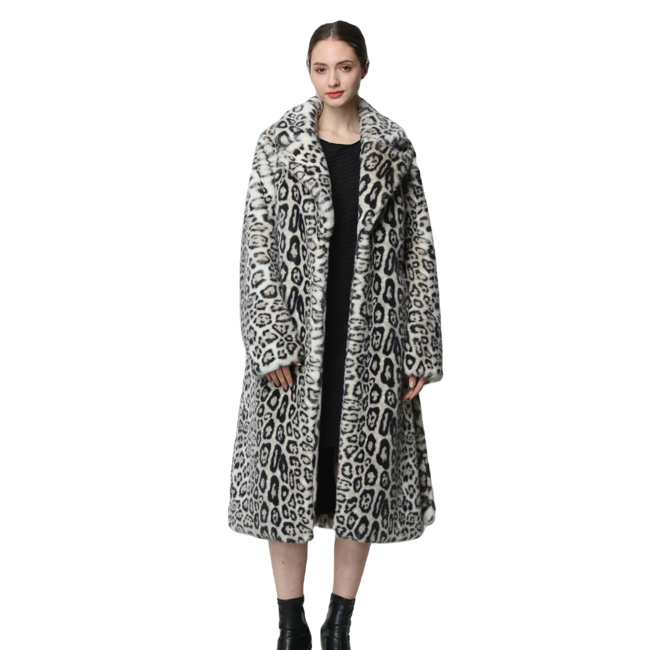 2022wholesale Natural Fox Fur Coat High Quality Long Use Possum Faux Custom Winter Sexy Women Fur Coats