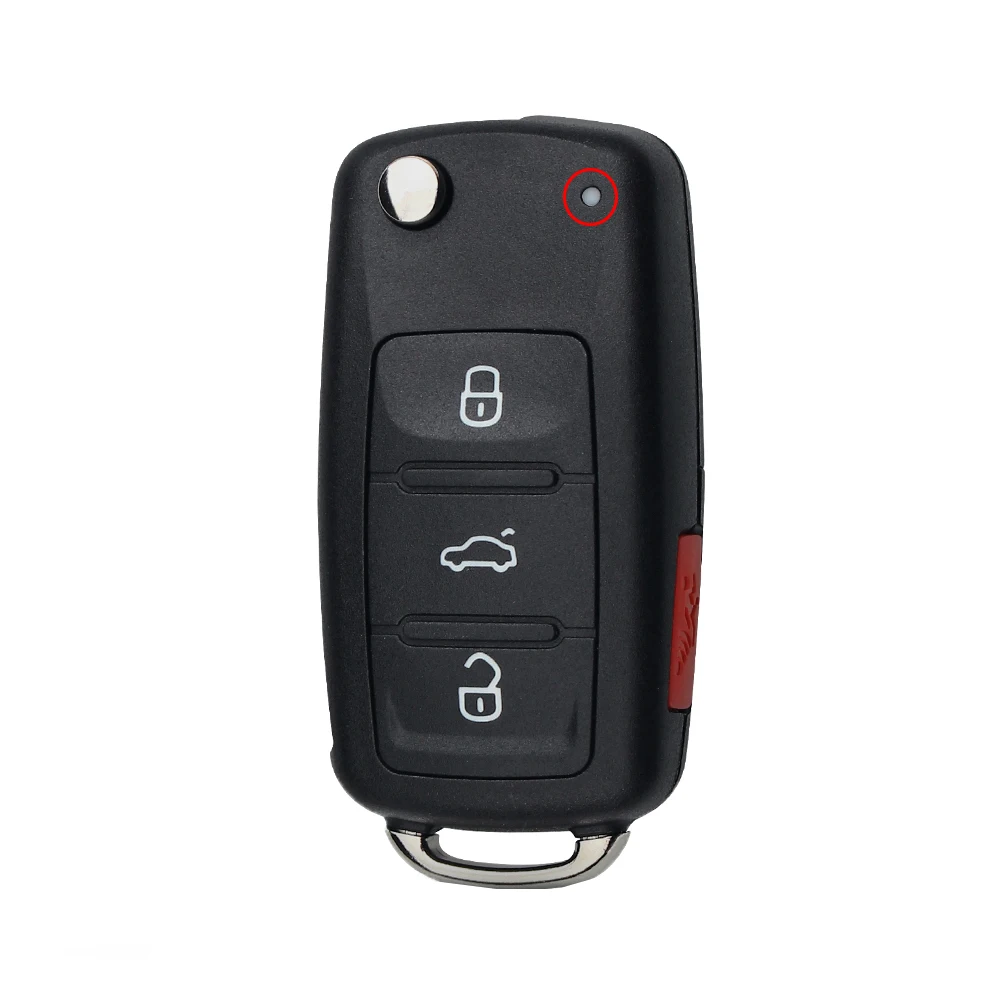 3 + пульт дистанционного управления с пуговицами для ключа Golf GTI Passat Touareg Beetle Polo Touran 202AD Чехол автомобильного