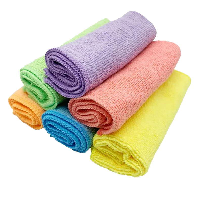 Changshu Manufacturer Cheap Super Absorbent Microfiber Washcloth Kitchen Duster Cleaning Cloth