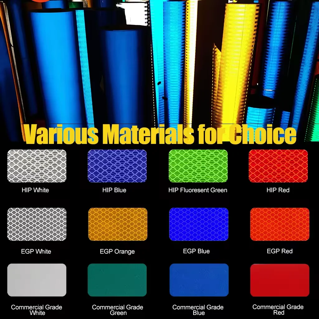 Custom Good Quality Car License Number Plate Reflective Film