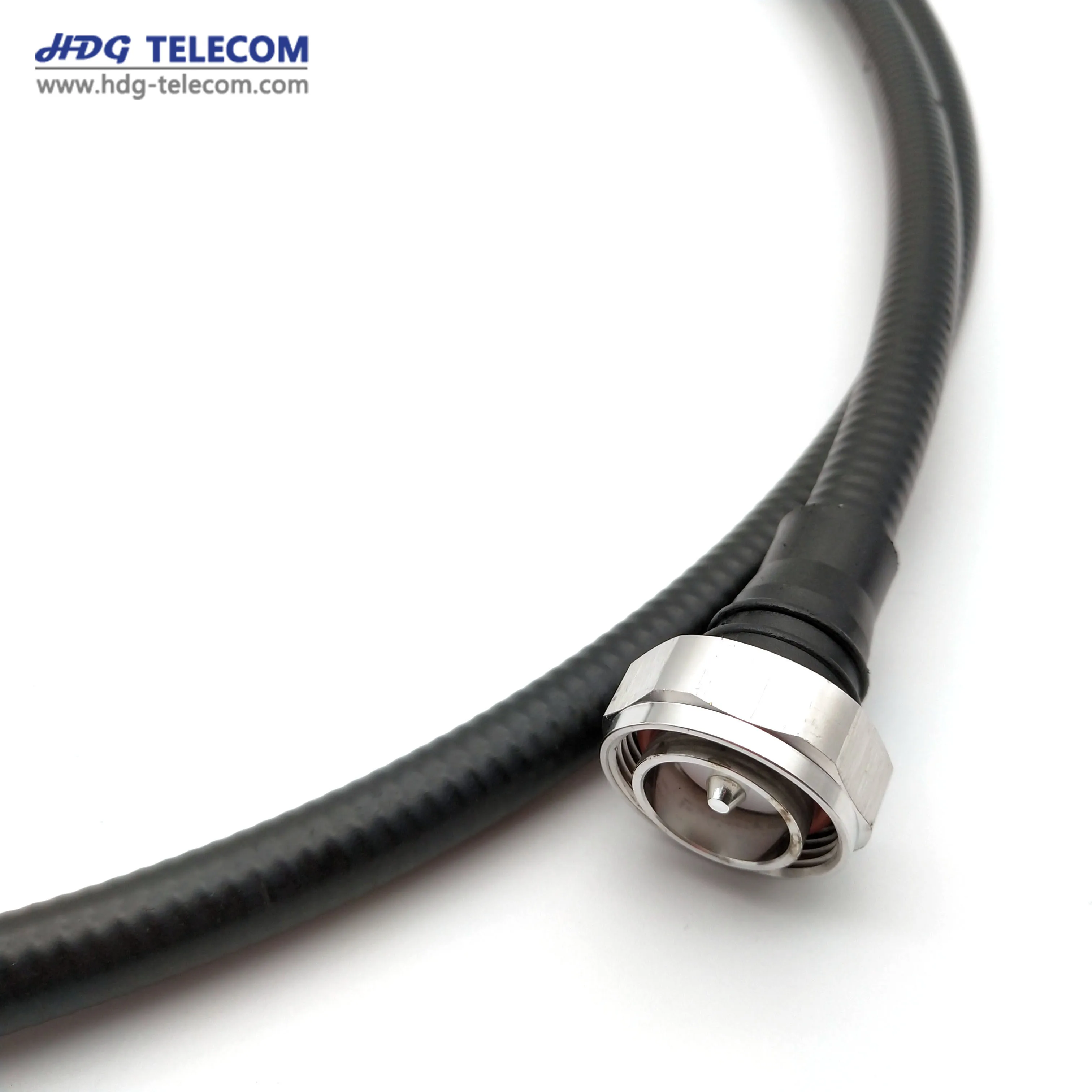 Low PIM 1/2 Superflex RF Coaxial Jumper Cable Assembly With Scannable Test Report