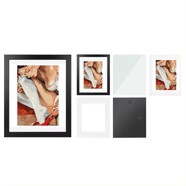 11*14 A1 A2 A3 A4wood Frame For Photo Wooden Photo Picture Clear Photo Frame For Living Room Bedroom