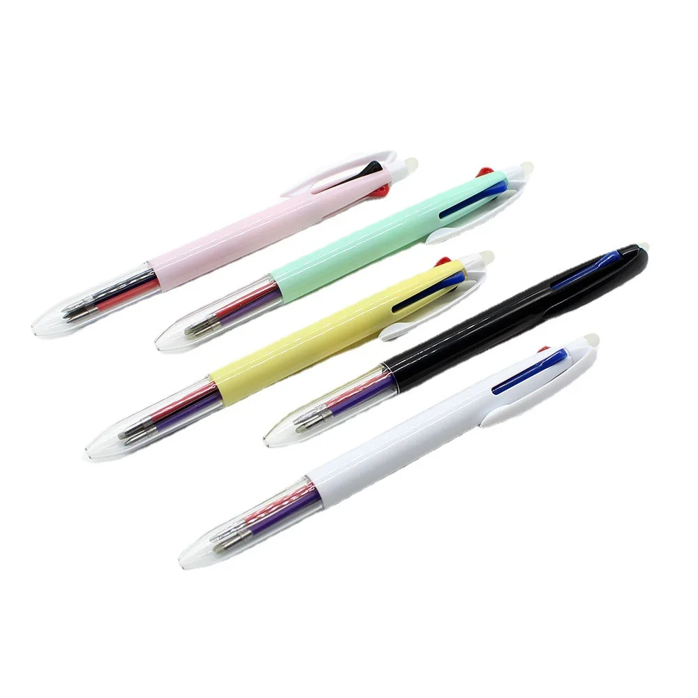 Multicolor Erasable Pen Gel Ink Pens with Eraser for Kids Students Schools