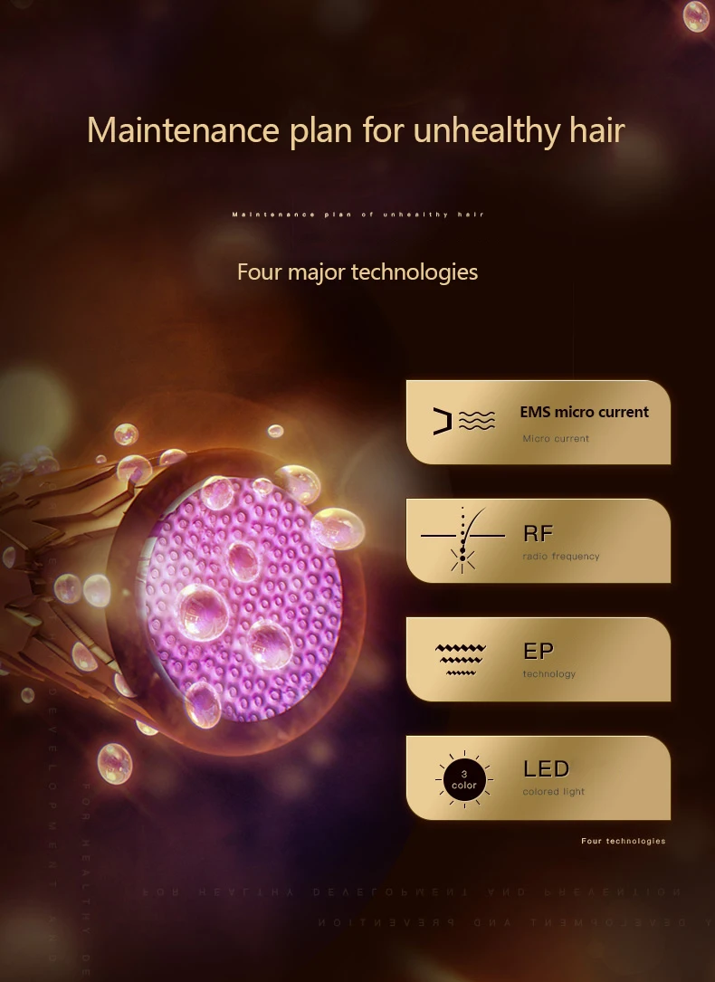 Sain LZ 2021 Trending Product Personal Care Hair Massager Hair Growth Comb New Design Laser Massage Hair Restoration Comb