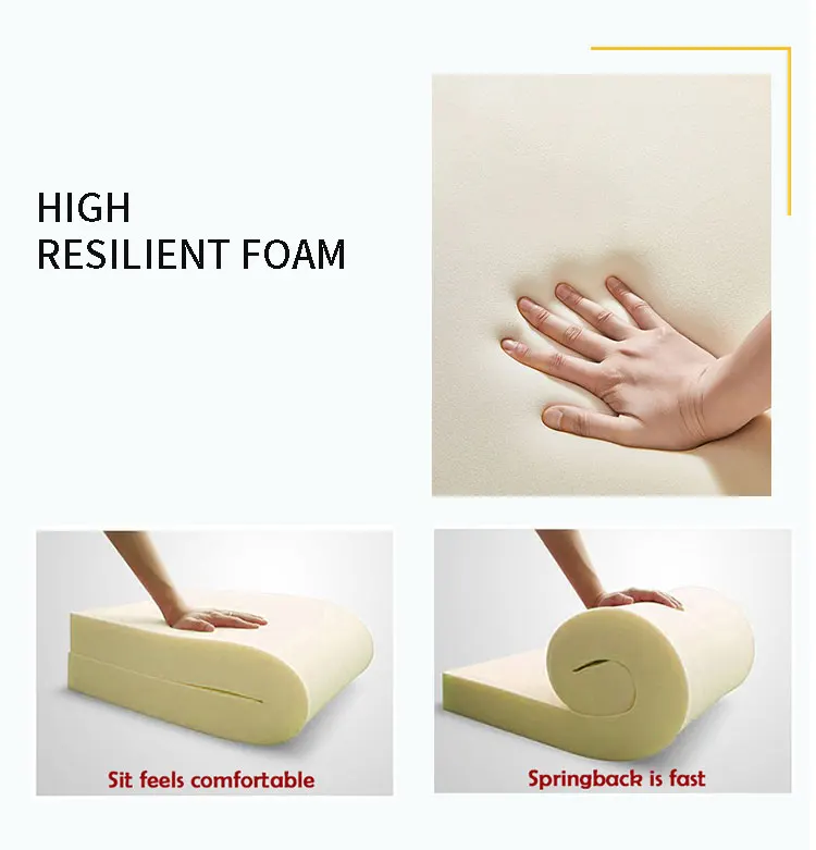 Custom Water Resistant Replacement Zipped Couch Sofa Seat Cushion for Cany Chair Cojin