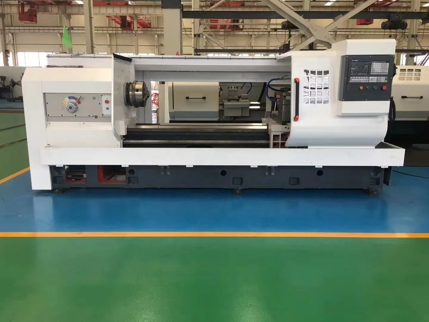 C Axis Horizontal CNC Lathe, Flat CNC Machine, Large Diameter Lathe for Auto Parts