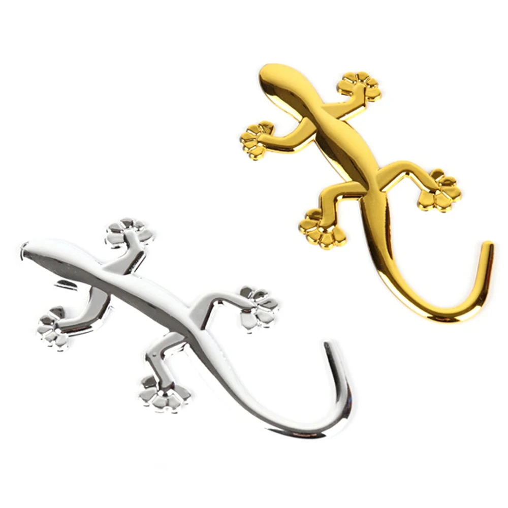 Logo Car Badge Metal Emblem Lizard Gecko Badge Decorate Sticker And Durable Personalized Metal Decorative Car Sticker