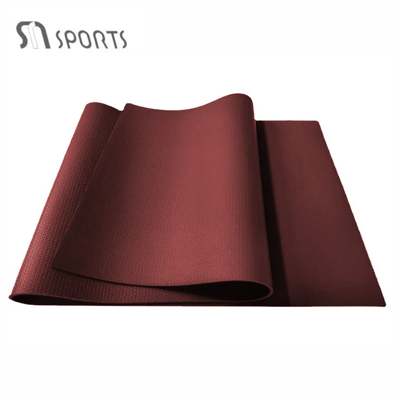 High Quality  Factory Price 6mm Waterproof  Pvc Yoga Mat Manufacturer  Eco Friendly Custom logo Exercise Fitness Pilates Mat