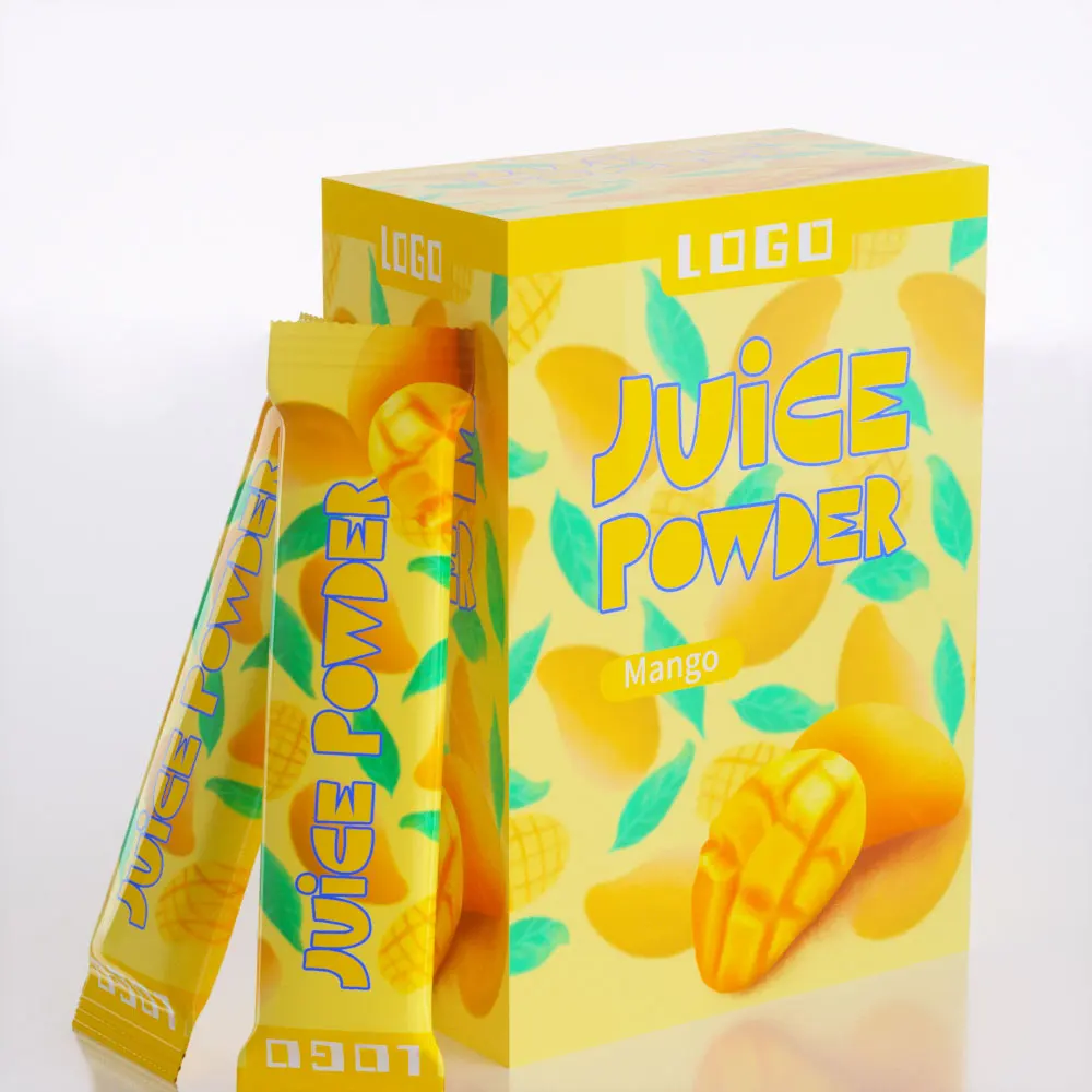 RTS Natural Fruit Vegetable Powder heaith weight loss dietary supplement immune enhancement 14g/sachet orange lemon
