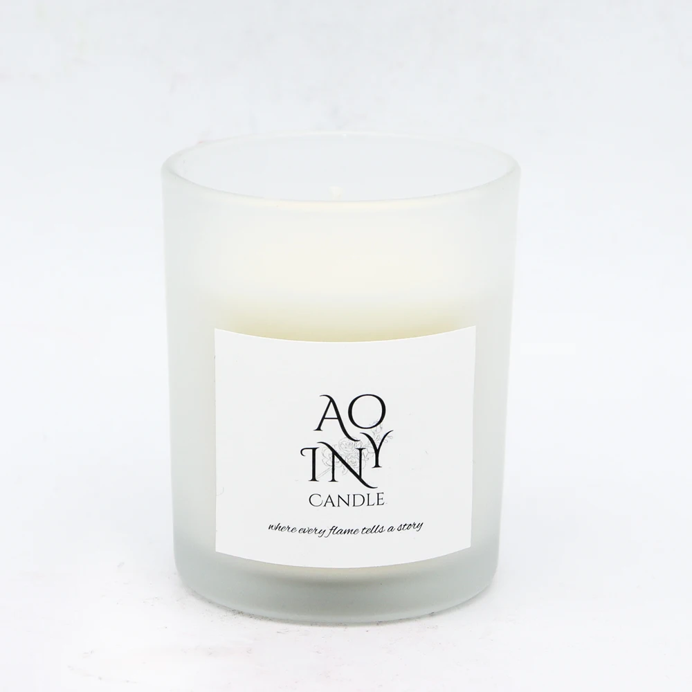 luxury custom private label christmas soy wax candle home fragrance jar scented candles