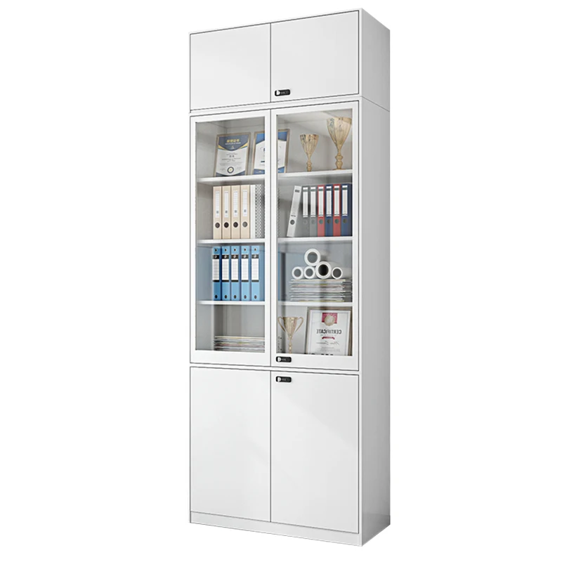 An environmentally themed tin filing cabinet