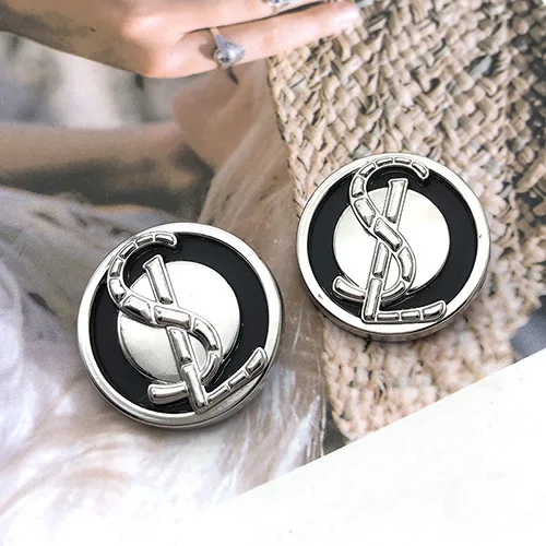 Popular Botones Designer Brand Metal Button Zinc Sew On Luxury Metal Button For Coat Shirt