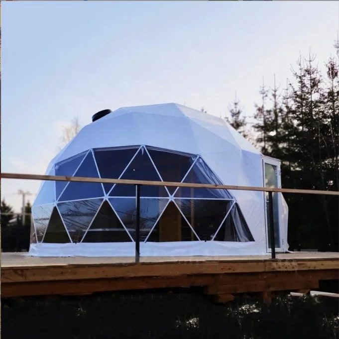 2024 luxury hotel tent outdoor waterproof glamping geodesic dome igloo prefab house for sale