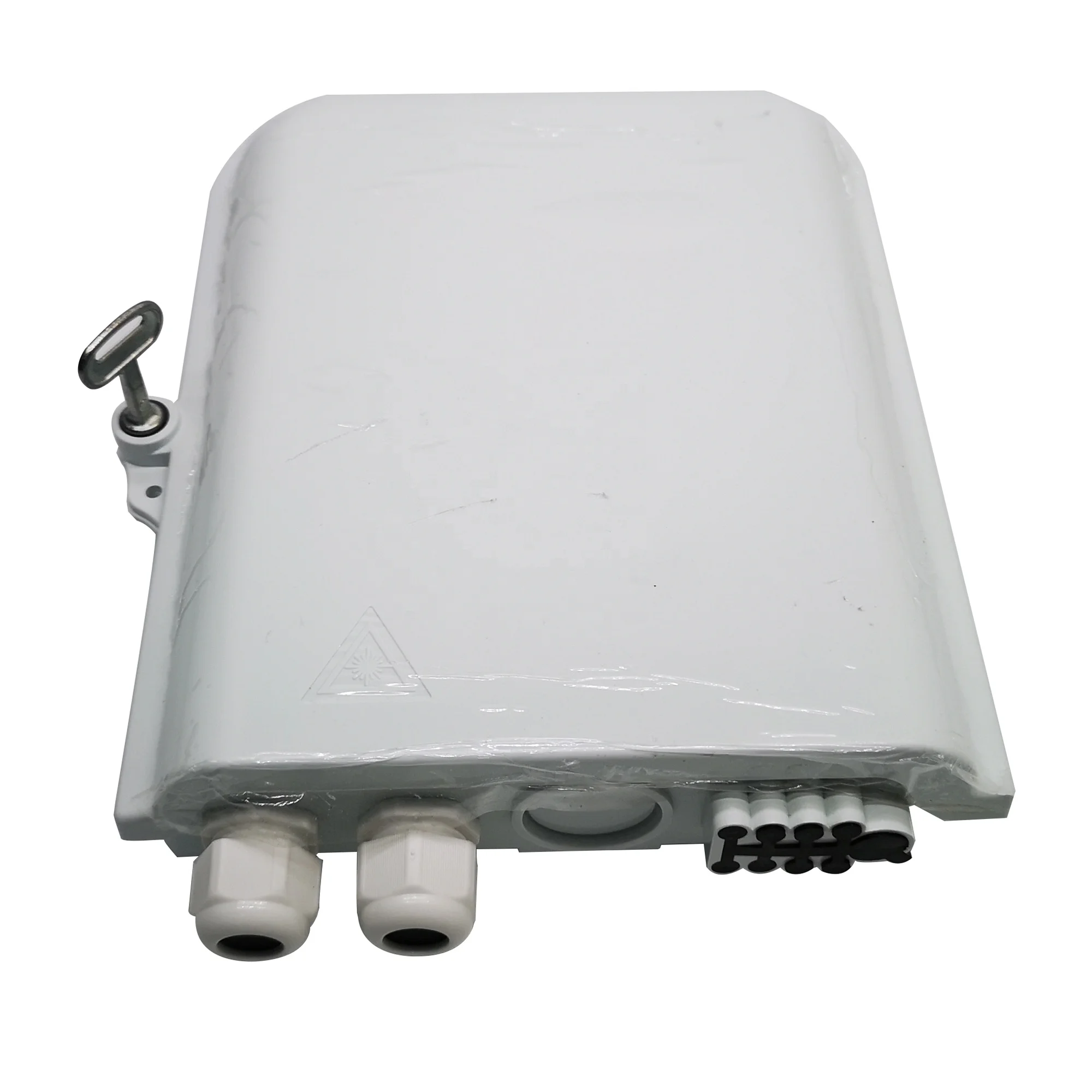 8 Port 8 core Waterproof FTTH Mini Fiber Optic Terminal Box for Stainless Steel Tube 1x8 Optical Splitter