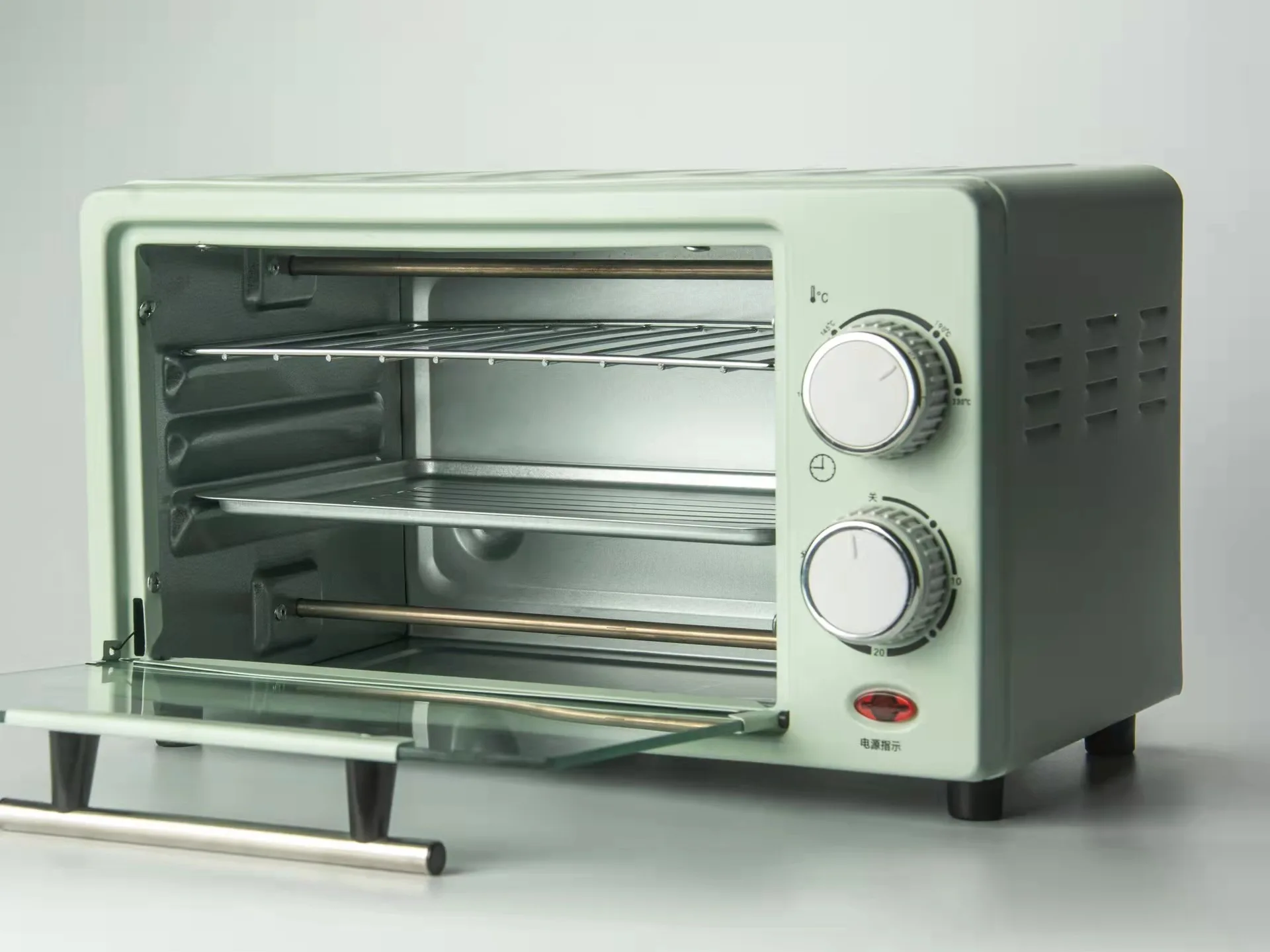 12L Kitchen appliance portable electric oven with two hot plate for