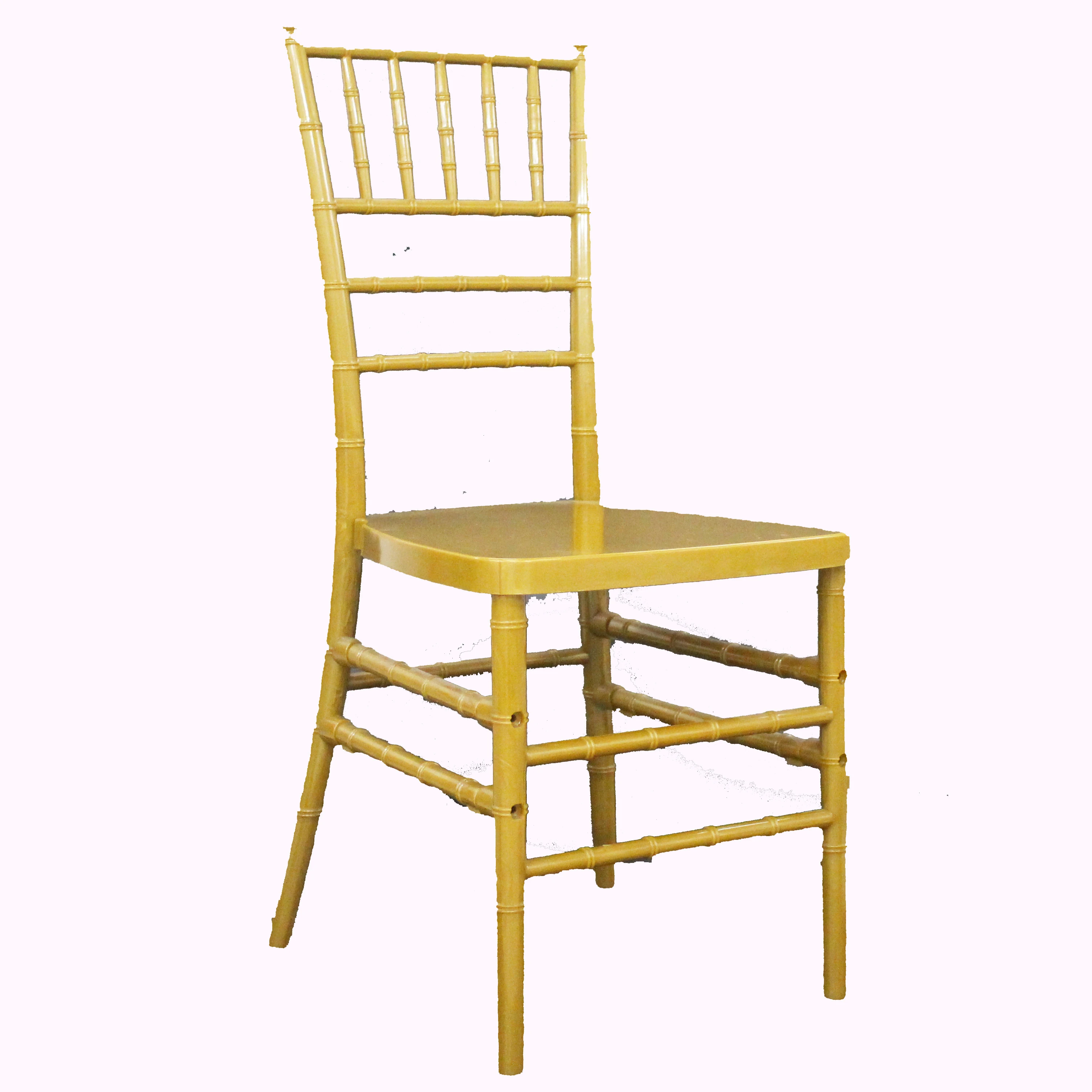 
gold modern resin chiavari tiffany event party dining acrylic chair for restaurant and wedding 