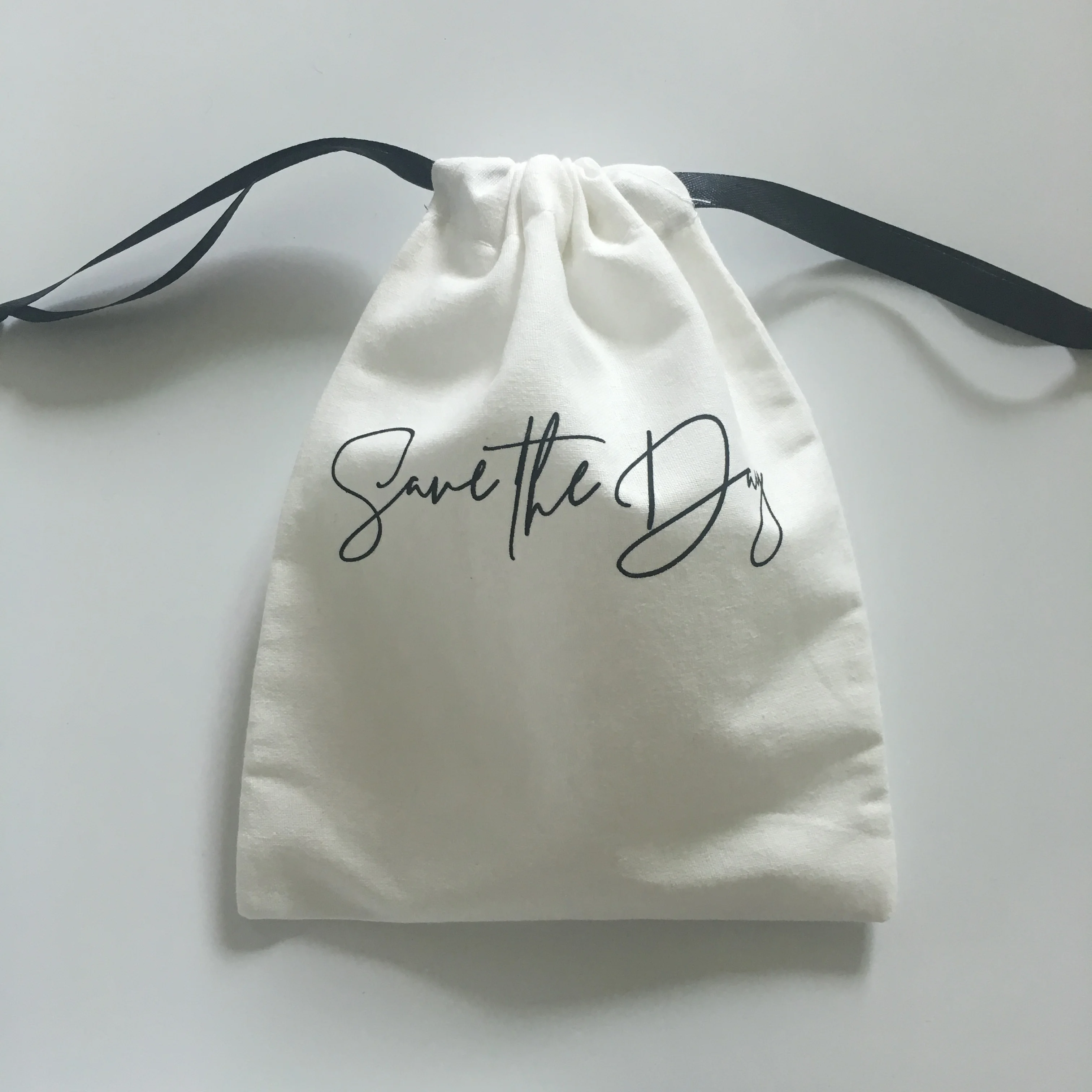 
15x20cm cream white 6oz 100% Cotton Muslin Bag Drawstring gift packaging bags 