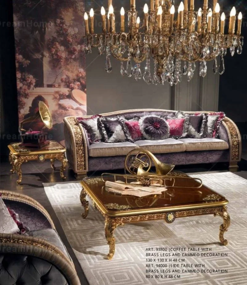 rococo baroque furniture luxury couches Living Room Sofa