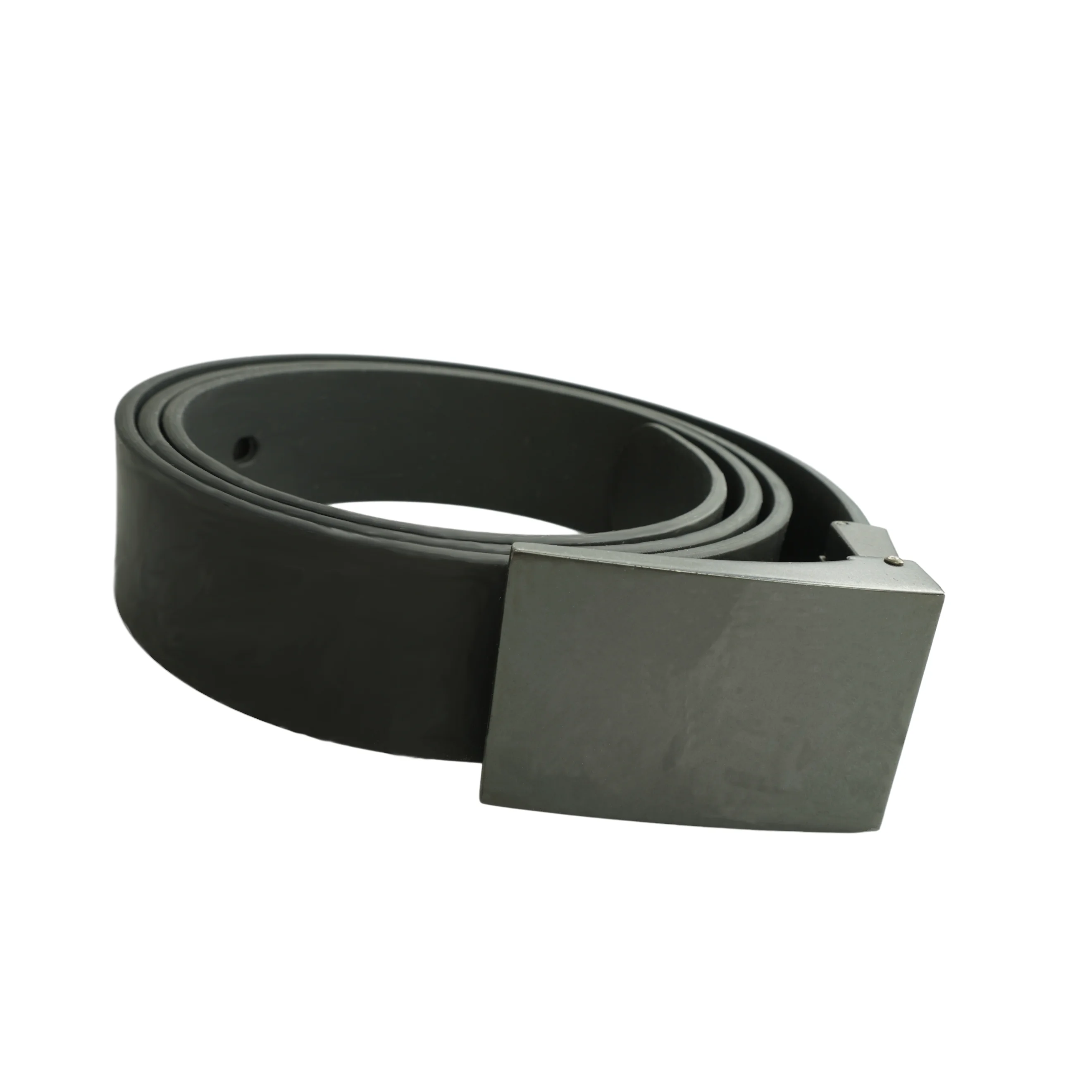 Customized Eco-friendly Plating Buckle Silicone Belt Trendy Casual Golf Sport Rubber Belts For Women
