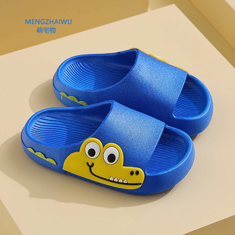 2022 Innovative Household Products Children slippers Kids Cartoon Dinosaur Non-slip Bath Bathroom slippers for Boys