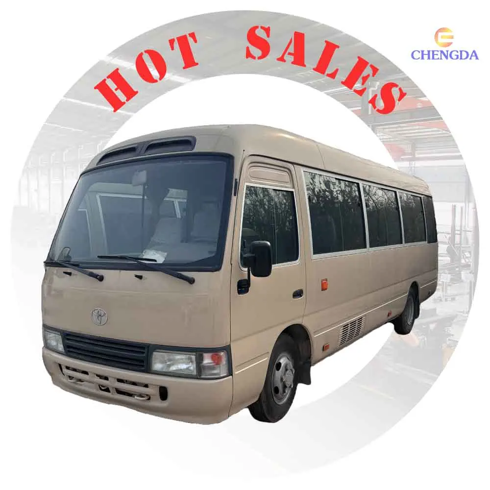 Cheap Use Lhd Six-Cylinder 30-Seater Toyota Coaster Minibus For Sale