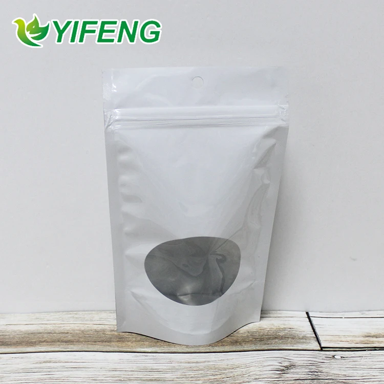 Stand Up Pouch Bag For Printed Lined Zipper With Window Peel And Seal Plastic Food Packaging Aluminium Foil Bag