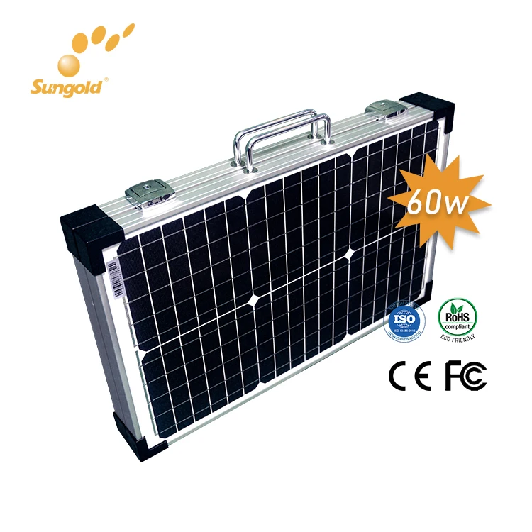  100W 12V Портативный складной набор солнечных