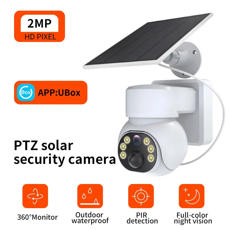 Jortan Hot Selling 2023 Security Cameras Wireless Outdoor Ptz 4g Sim Card Solar Cctv Camera Solar Camera