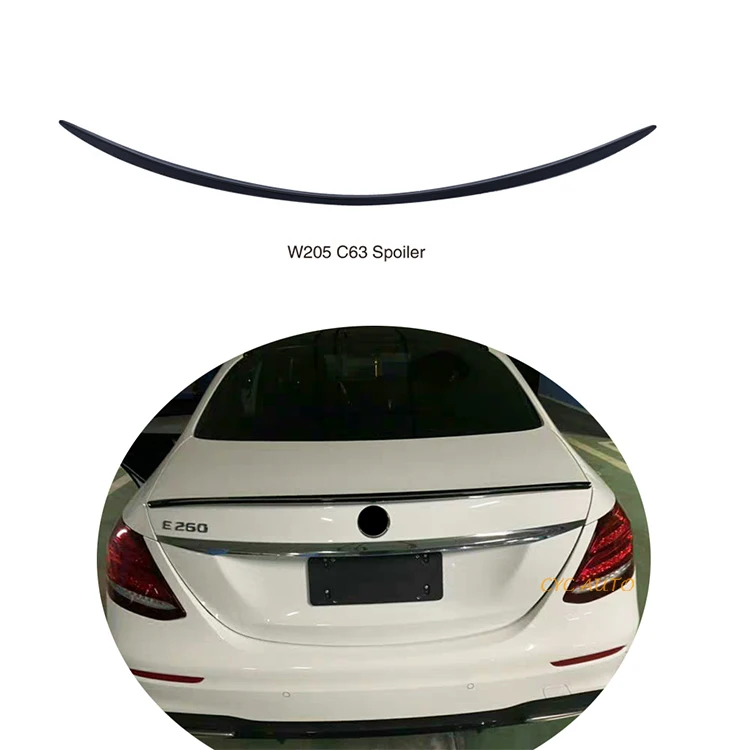Rear bumper parts W213 rear spoiler roof new style for Mercedes Benz E class 2016 2017 2018 2019 E200 E260 E300