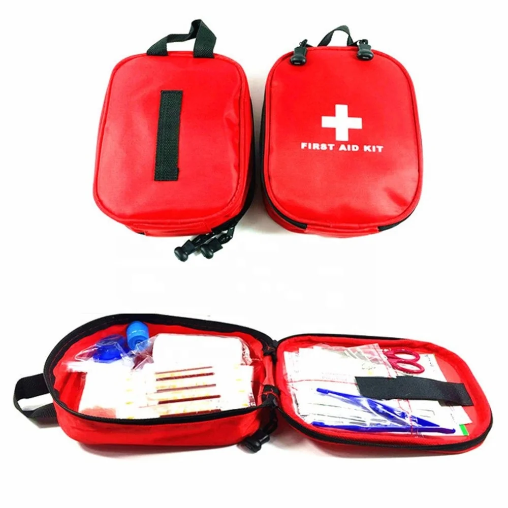 
Compact Size Emergency Survival Bag Outdoor Camping Travel Car First Aid Kit 