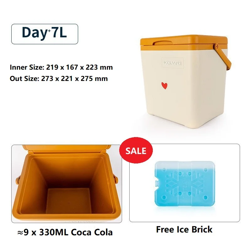 Plastic Ice Box PU Insulated Ice Cooling Ice Chest Cooler Box For Outdoor Camping