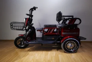 Factory direct sales 48v500w horizontal front suspension non-slip soft start tubeless sports electric tricycle