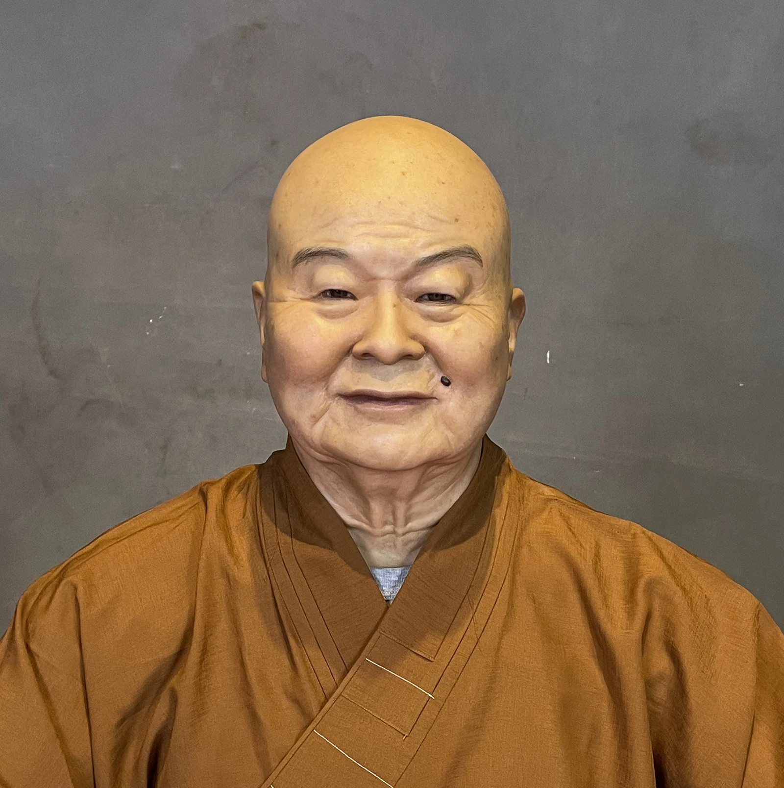 Museum Statue Realistic Lifesize Buddhist Celebrity Silicone Wax Mannequin Master Nebula