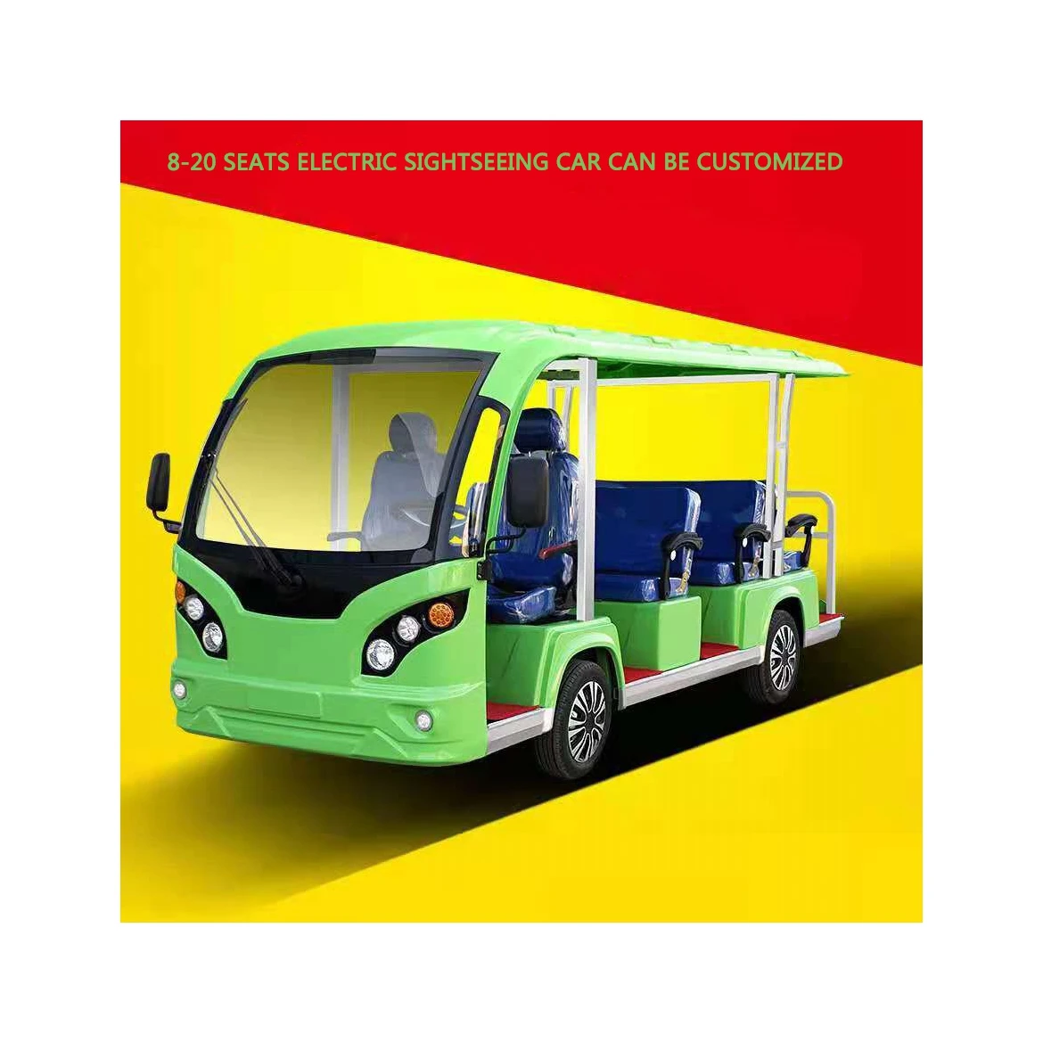 Новый стиль, низкая цена, одиннадцать сидений, экскурсионный автомобиль с высокопрочными вакуумными шинами