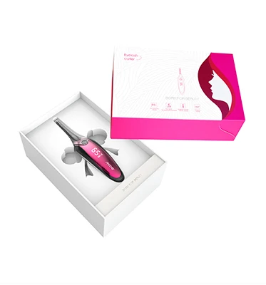 Cheap Free Shipping Eyelash Small Mini Custom Portable Pink Black Electric Hot Heat Heated Eye Eyelash Lash Curler With Comb