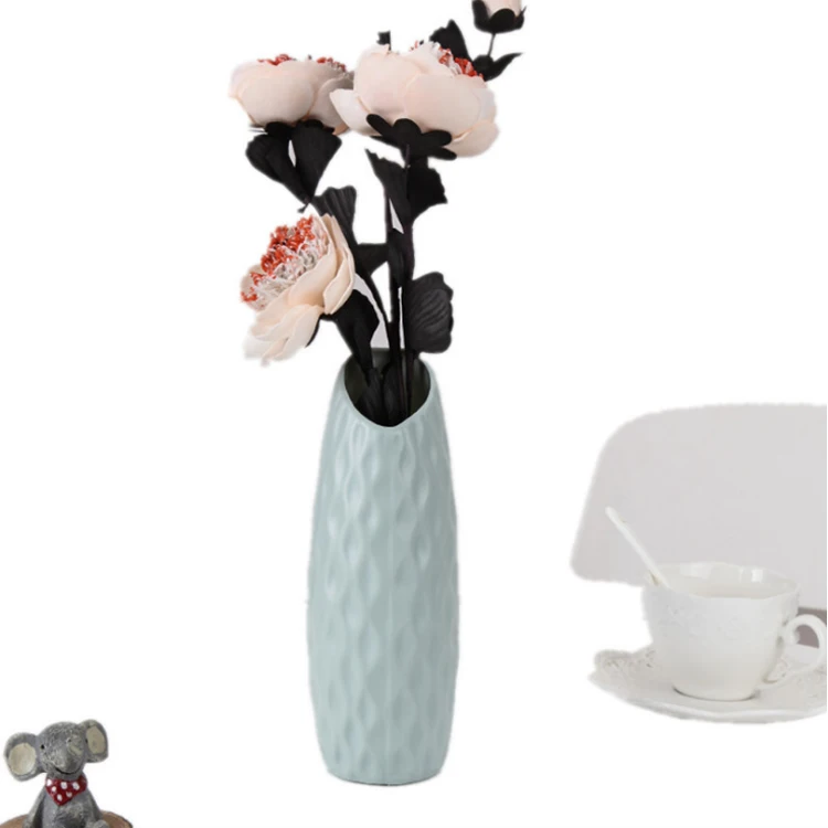 Wholesale custom single china flower rose case decorative long bud vase for modern home hotel