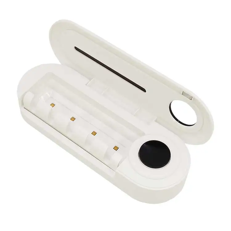 Electric box toothbrush holder wall mount with uvc for kids home use uv portable toothbrush holder