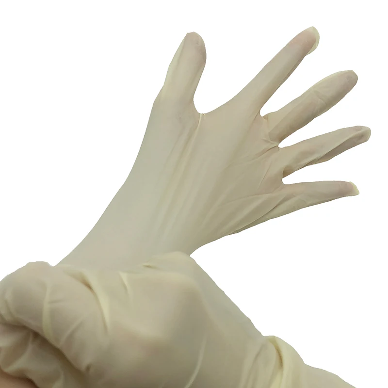 Disposable  Laboratory Safety Work  Soft Working  examination rubber latex powder free household gloves