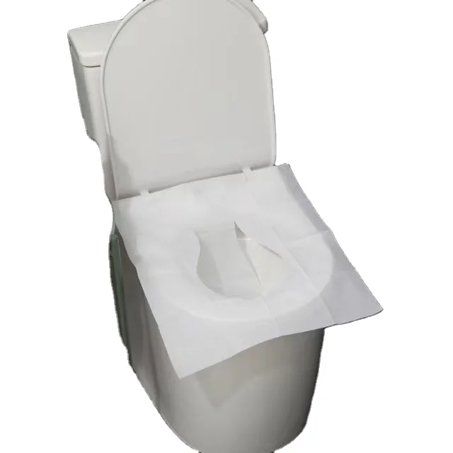 Soft Skin Cheapest Universal Disposable & Flush-able Paper Mat Toilet Seat Covers commercial paper toilet seat cover